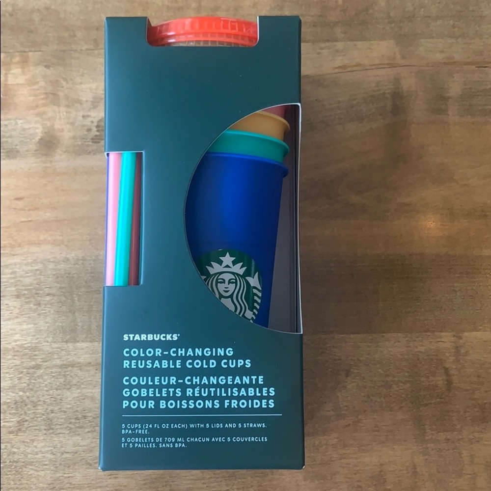 Starbucks Color Cold Changing Cups Tumblers